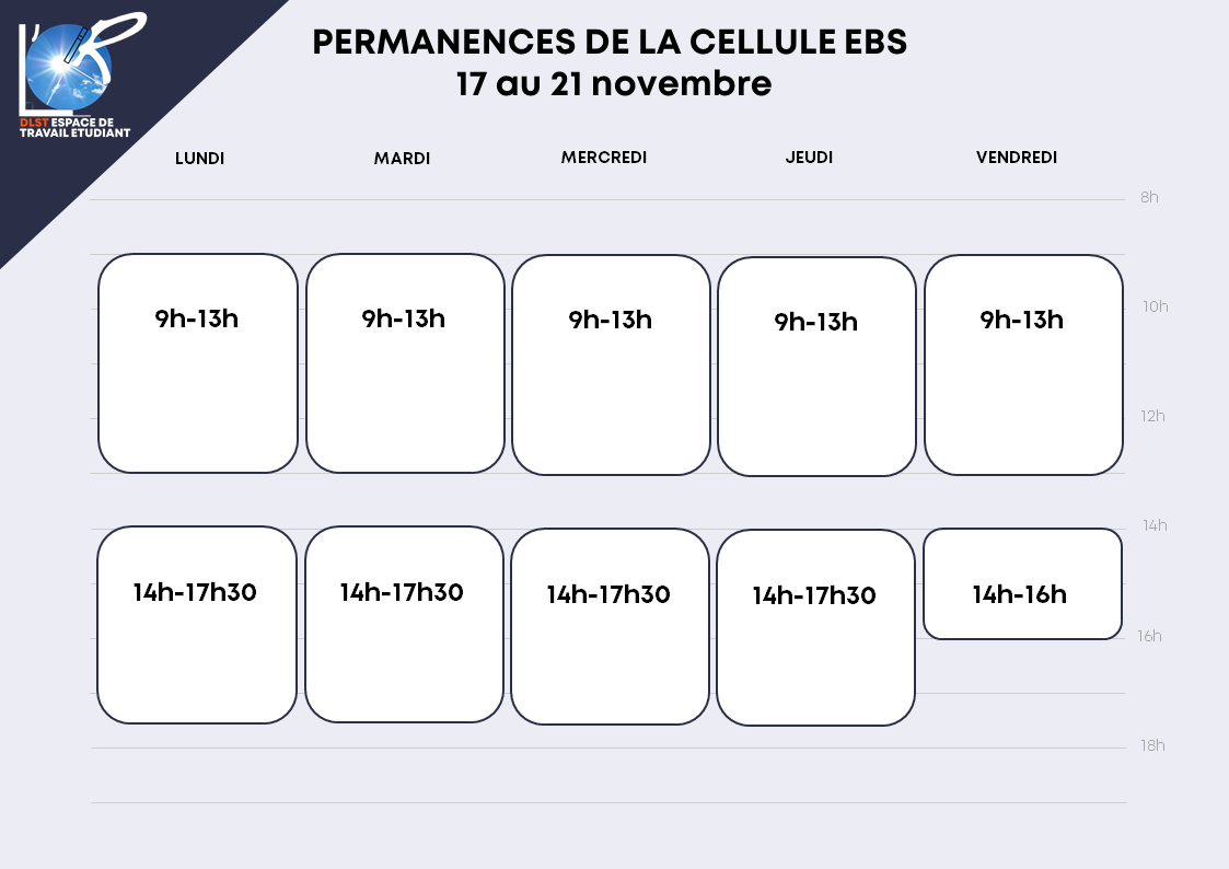 Horaires EBS