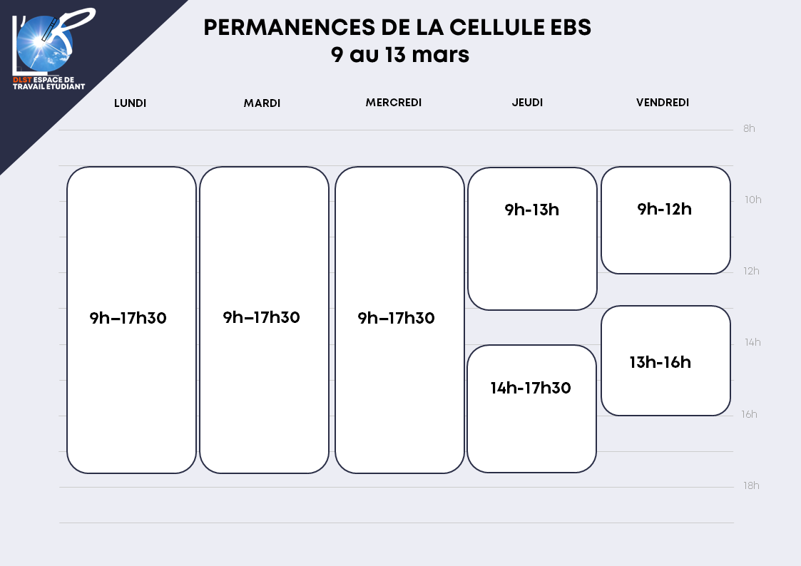 Horaires EBS